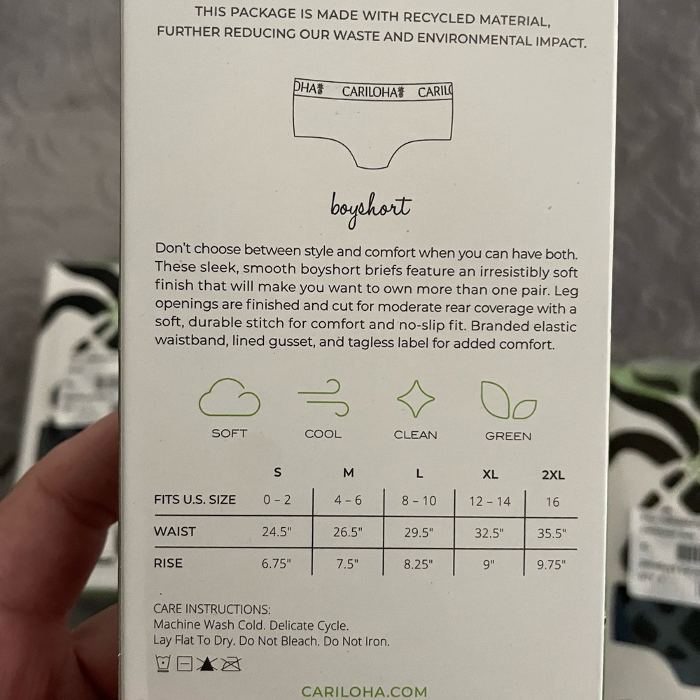 NWT Bamboo boy shorts. 3-3 packs. 9 pairs total. - Picture 5 of 10
